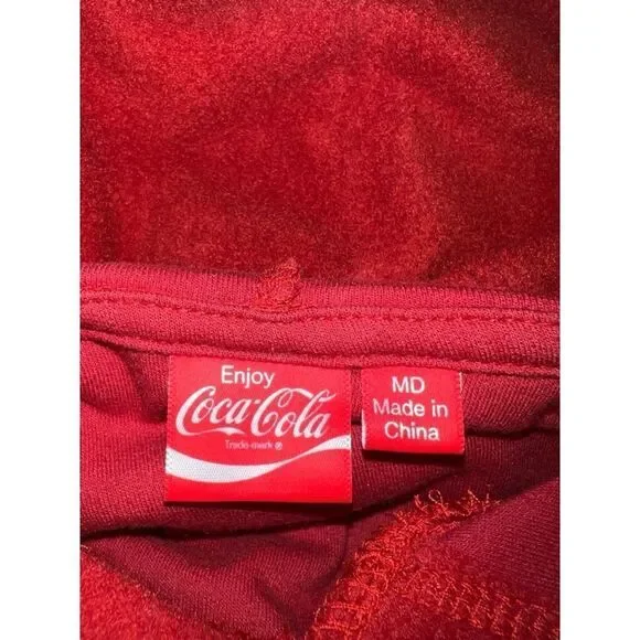 Big Kids Coca-Cola Red Hoodie Size M - Picture 4 of 7